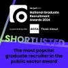 Shortlist - The most popular graduate recruiter in the public sector award 2024, sponsored by TopScore