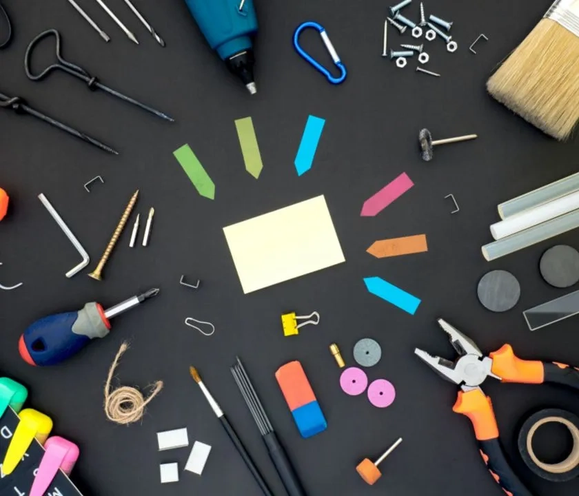 An assortment of tools.