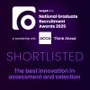 Shortlisted - The best innovation in assessment and selection award 2025, sponsored by AMS