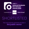 Shortlisted - The most popular graduate recruiter in the public sector award 2025, sponsored by the University of East London
